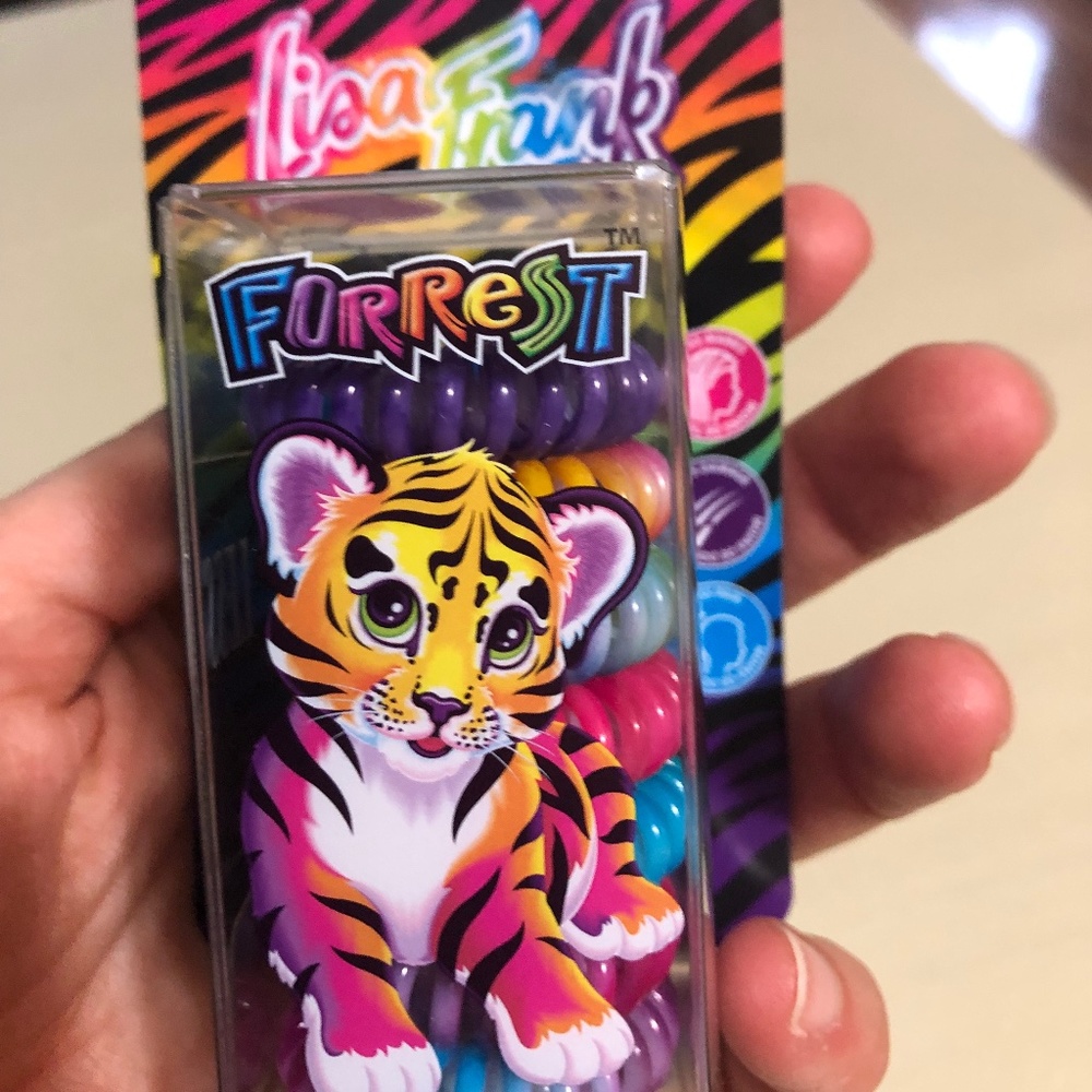 Lisa Frank Invisibobble Limited Edition Forrest 7 Hair Ties RARE